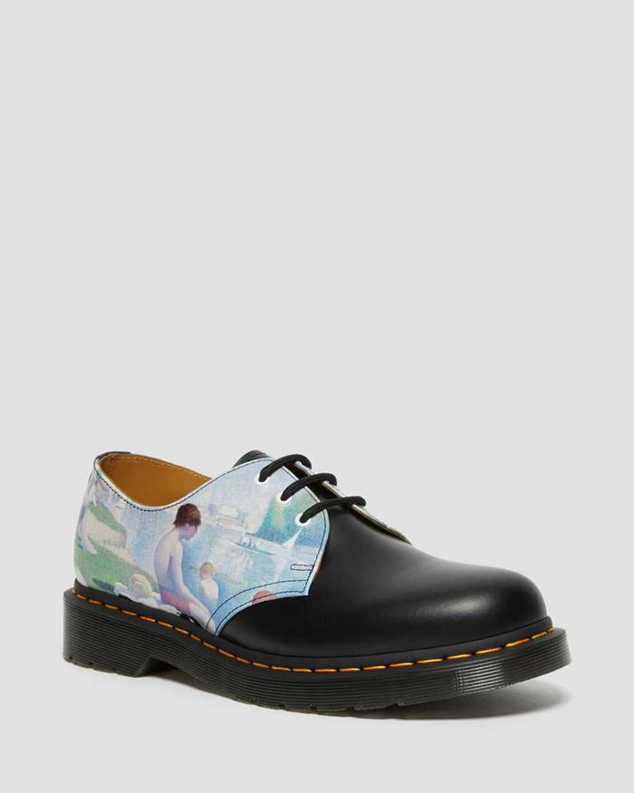 Dr Martens Oxfords Dame Svart 1461 The National Gallery Seurat 2967AFWDN